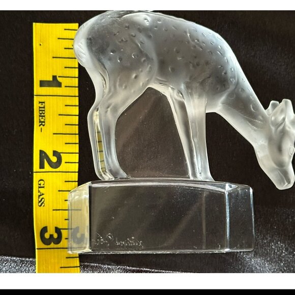 Flawless Lalique Crystal Deer. - Picture 8 of 8